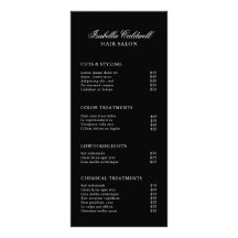 Pris lista över elegant Hair Salon Black