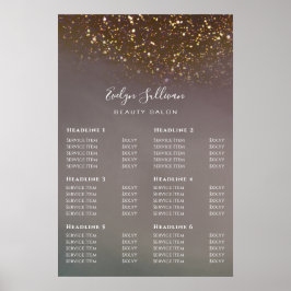 Pris lista över flytande Glitter Poster