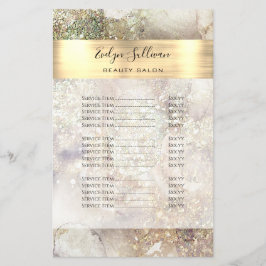 Pris lista över glitter flygblad