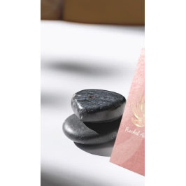 Pris lista över guld Lotus Yoga Meditation Instruc Visitkort