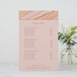 Pris lista över modern Elegant för Rosa och Guld A