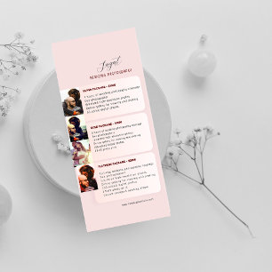 Pris lista över rosa Elegant Peach Bröllop Photogr