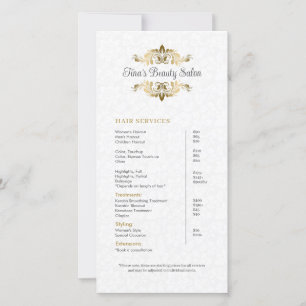 Pris lista över vita Guld Ram