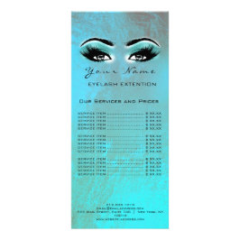Pris lista - utfyllnadstillägg Makeup Artist Ocean Reklamkort