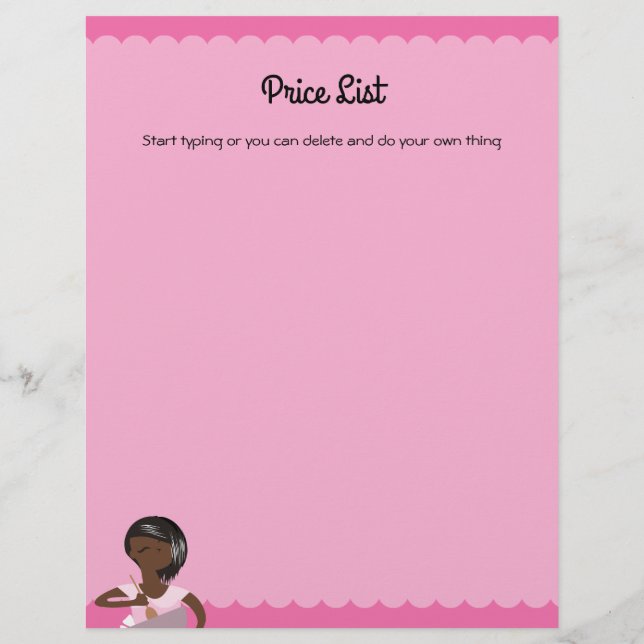 Pris listflygare för amerikanska hembagerier reklamblad (Baksidan)