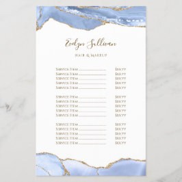 Pris listflygare för blått bläckfisk flygblad