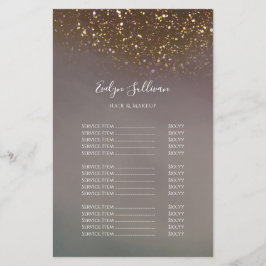 Pris listflygare för flytande glitter flygblad