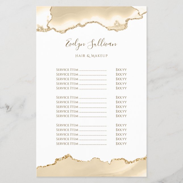 pris listflygare för ömtålig persikoagel flygblad (Framsidan)