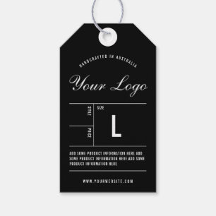 Pris Märkre för Logotyp av kläder Presentetikett