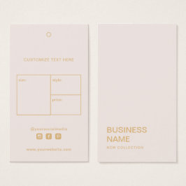 Pris Märkre för Logotyp inredningsetikett Visitkort