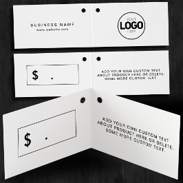 Pris Märkre för modern två fetstilta kläder, Logot Kort