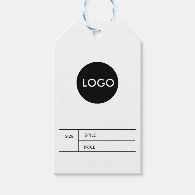 Pris Märkre för  QR-kod för Logotyp Presentetikett (Framsidan)