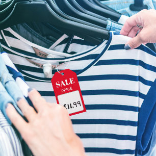 Pris Märkre för Rabatt SALE-produkt Presentetikett