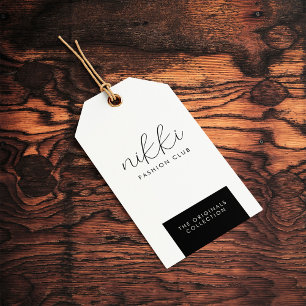 Pris Märkre för Visningarna hängande  för vita sky Presentetikett