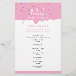 PRIS SERVICE LIST rosa frosting drip sprinkles Flygblad