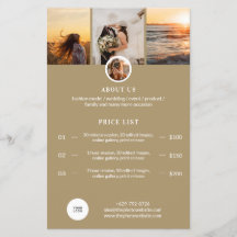 Pris sessionsavgift för fotoprisguide