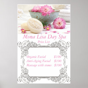 Pris spa-lista poster
