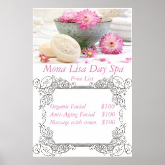 Pris spa-lista poster