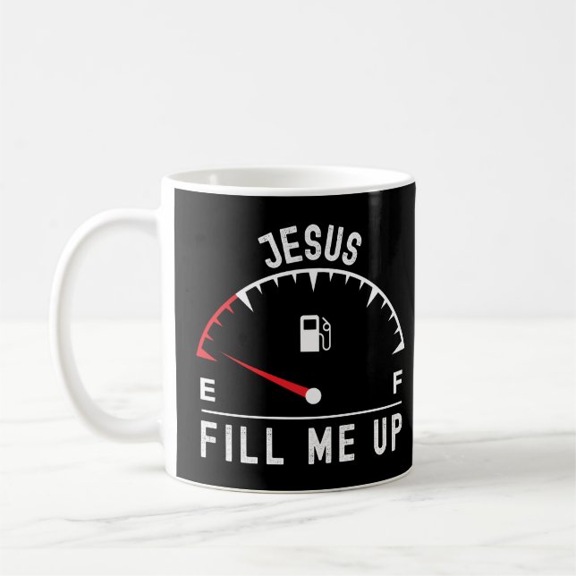 pris T-shirt med lustigt bränsle | Bränsleinflatio Kaffemugg (Vänster)