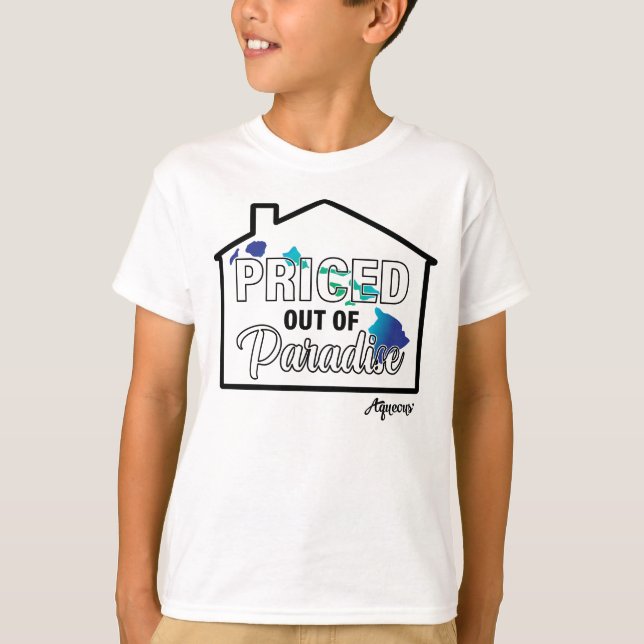 Pris utanför paradis [Blk/Blue] T Shirt (Framsida)
