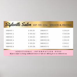 pris visning för tjänsten anpassningsbar färg för  poster