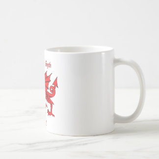 Pris walesisk drake kaffemugg