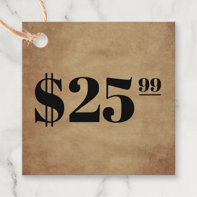 Prisa endast Märkrna klädesplagg Gåvor Etiketter (Framsida)