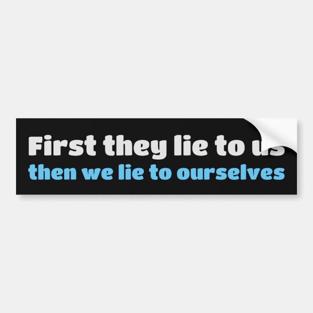 Prisa för apati bildekal (Framsidan)