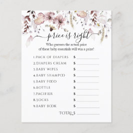 Prisa för Wildblomsterbabyskor är högernas spel