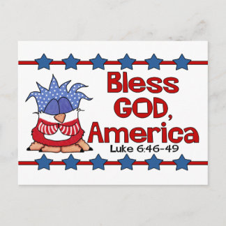Prisa Gud, Amerika Vykort