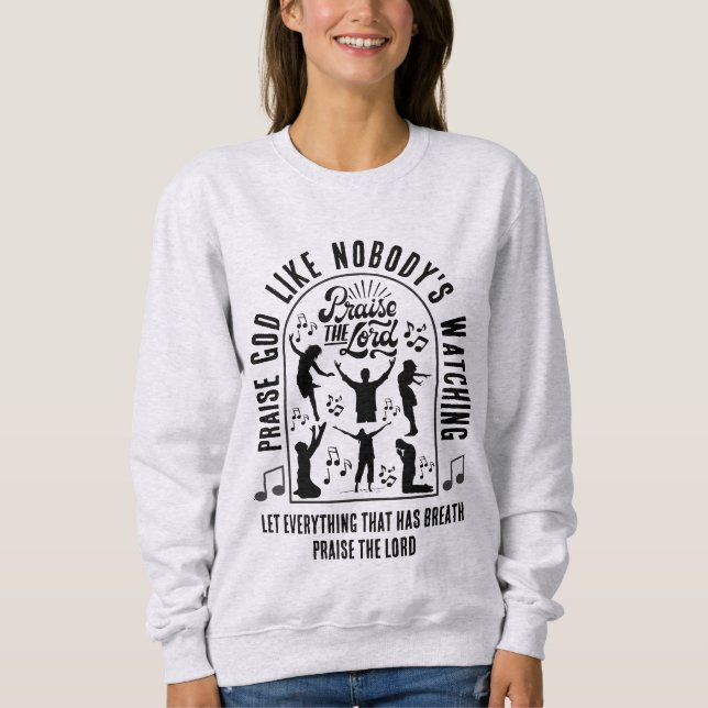 PRISA GUD SOM OM INGEN TITTAR Kristna T Shirt (Framsida)