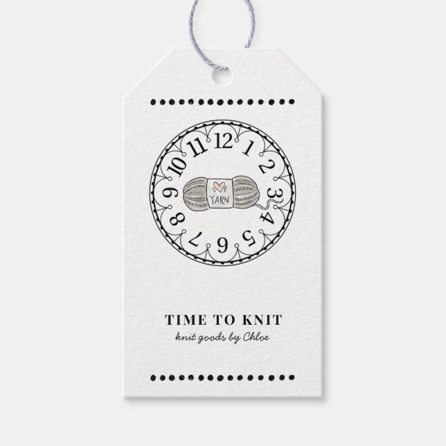 Prisa handgjorda Sticka-varor Presentetikett (Framsidan)