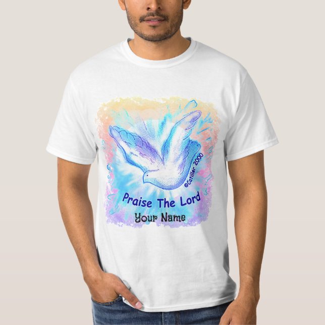 Prisa Herren Duva Kristna  T Shirt (Framsida)