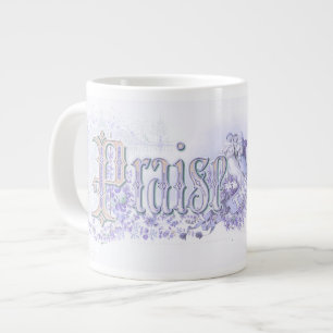 "Prisa Herren" pastell blekblå Jumbo Mugg