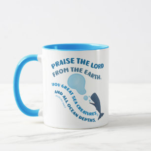 Prisa Herren val bibelvers psaltarmer kristen Mugg