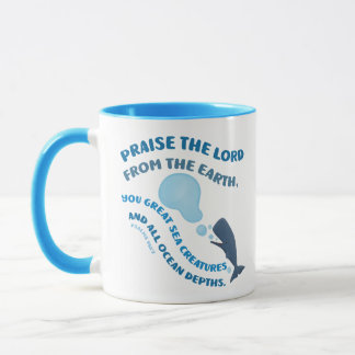 Prisa Herren val bibelvers psaltarmer kristen Mugg