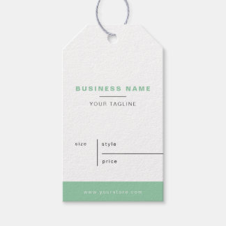Prisa Märkre för minimalistisk vit sädesverksamhet Presentetikett