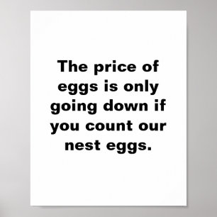Prisa på ägg och viloägg poster