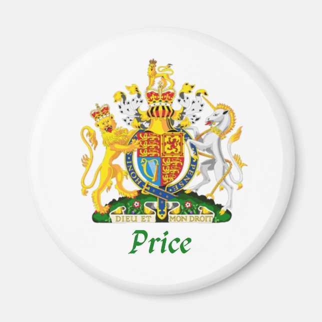 Prisa skölden i Underbara Storbritannien Magnet (Framsidan)