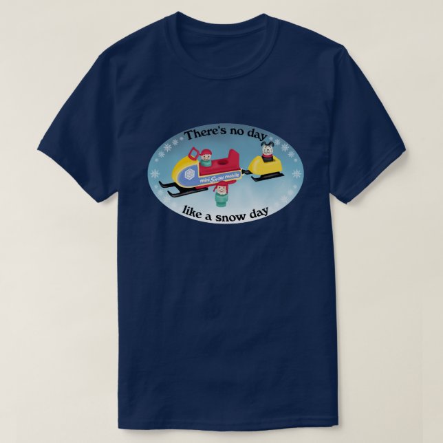 Prisa ungdomar från Fisher, ingen dag som en Snö-d T Shirt (Design framsida)