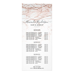 Prisare lista Ro Guld salon Reklamkort
