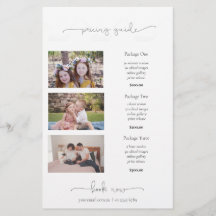 Prisare prisguide för fotografi Marknadsföring