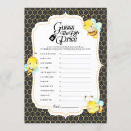 Prisare spel för bisamhälle inbjudningar