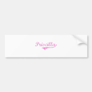 Priscilla Klassisk Stil Namn Bildekal
