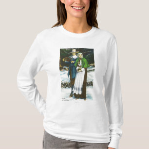 Priscilla och John Alden plats T Shirt