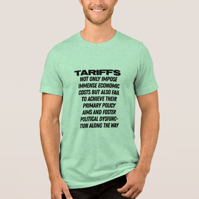 Priser för politisk dysfunktion - Trump Tri-B T Shirt (Framsida)