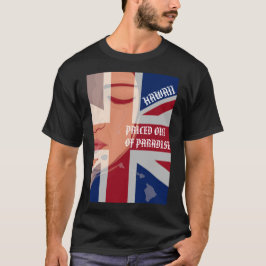PRISERAT FRÅN PARADISE GRÅTANDE HIIslandsFlagga AV T Shirt