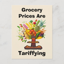 Priserna på livsmedel är prissatta vykort