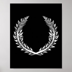 Priset för vinnare på priset poster