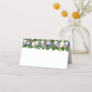 Priskort för julen Party Namn Placeringskort